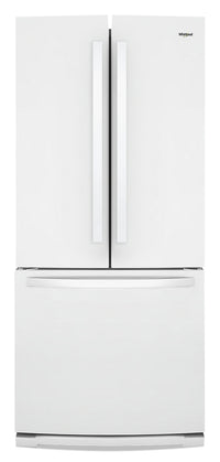 Réfrigérateur Whirlpool de 20 pi³ et de 30 po à portes françaises - blanc - WRF560SFHW
