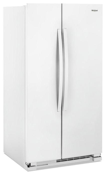 Réfrigérateur Whirlpool de 25 pi³ et de 36 po à compartiments juxtaposés - blanc - WRS315SNHW