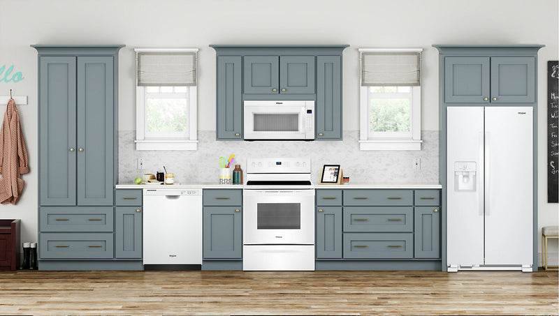 Réfrigérateur Whirlpool de 25 pi³ et de 36 po à compartiments juxtaposés - blanc - WRS325SDHW