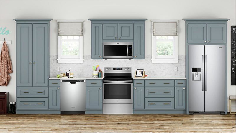 Réfrigérateur Whirlpool de 25 pi³ et de 36 po à compartiments juxtaposés - acier inoxydable monochrome - WRS335SDHM
