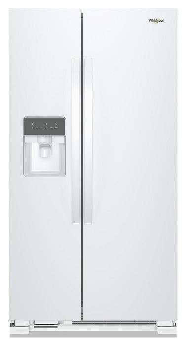 Réfrigérateur Whirlpool de 25 pi³ et de 36 po à compartiments juxtaposés - blanc - WRS335SDHW