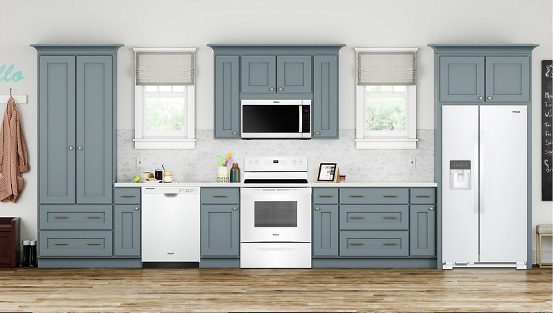 Réfrigérateur Whirlpool de 25 pi³ et de 36 po à compartiments juxtaposés - blanc - WRS335SDHW