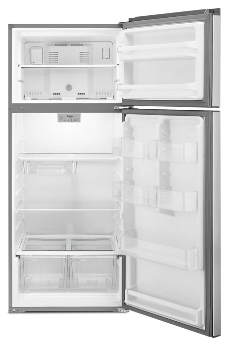 Réfrigérateur Whirlpool de 18 pi³ et de 28 po à congélateur supérieur - acier inoxydable - WRT518SZFM