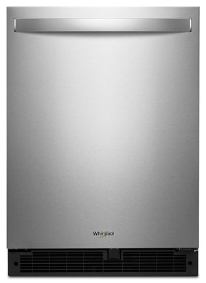 Réfrigérateur Whirlpool de 5,1 pi³ et de 24 po sous le comptoir - acier inoxydable résistant aux traces de doigts - WUR50X24HZ