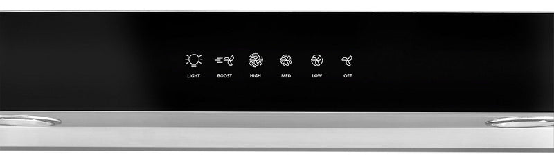 Hotte de cuisinière Whirlpool de 30 po avec fonction de niveau optimal - WVU57UC0FS