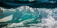 Œuvre d’art murale Giant Art « Broken Waves » 72 x 36