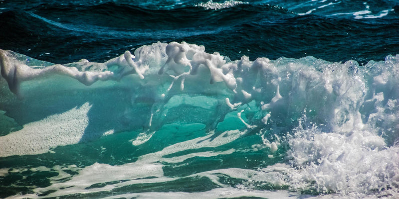 Œuvre d’art murale Giant Art « Broken Waves » 72 x 36