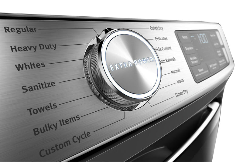 Laveuse frontale 5,8 pi3 Extra Power et sécheuse électrique intelligente 7,3 pi³ Maytag - ardoise