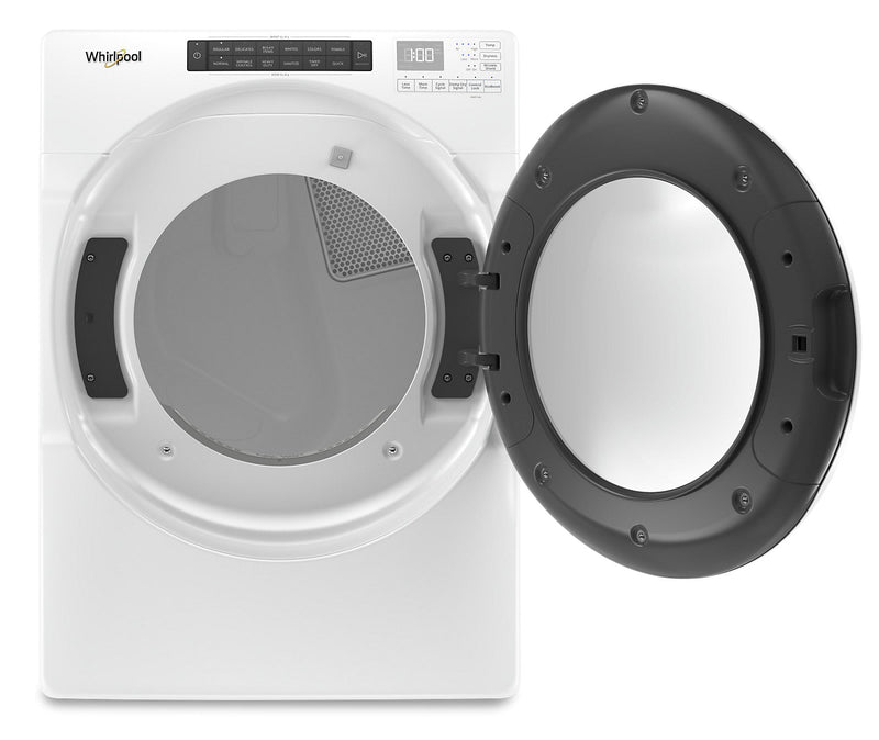 Sécheuse électrique Whirlpool de 7,4 pi³ - blanche - superposable - YWED5620HW