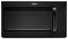Four à micro-ondes à hotte intégrée Whirlpool de 1,7 pi³ avec cuisson à 900 W - noir - YWMH31017HB