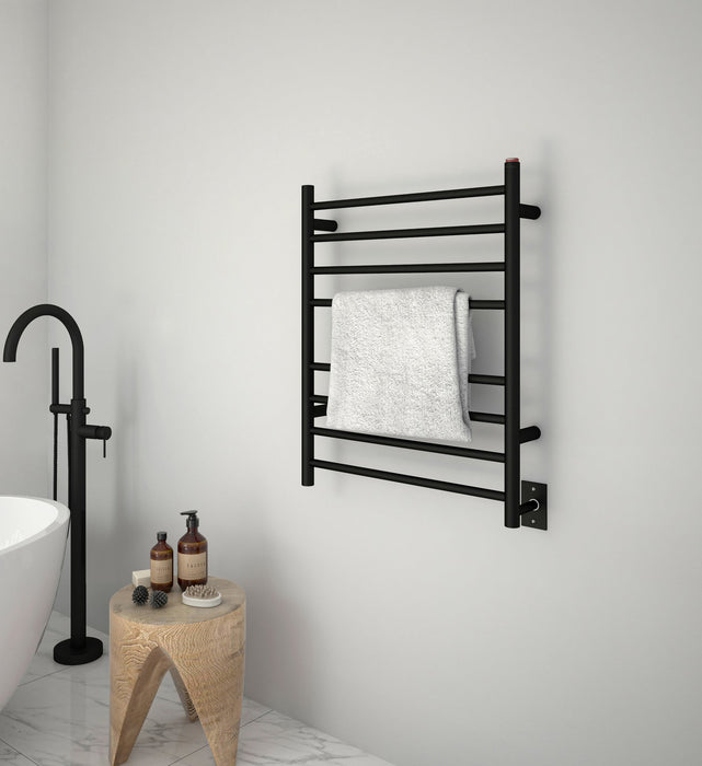 Porte-serviettes chauffant électrique Prestige d’Ancona 8 barres, câblé ou branché - AN-5383