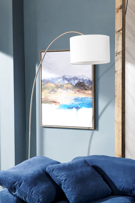 Paysage abstrait à l’acrylique - 31 po x 41 po 