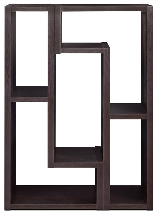 Meuble pour téléviseur moderne Vigo de 47 po à 94 po avec rangement et système de gestion des câbles pour téléviseurs jusqu’à 100 po - brun café