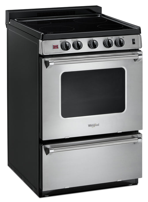 Cuisinière électrique Whirlpool de 2,96 pi³ - acier inoxydable - YWFE50M4HS