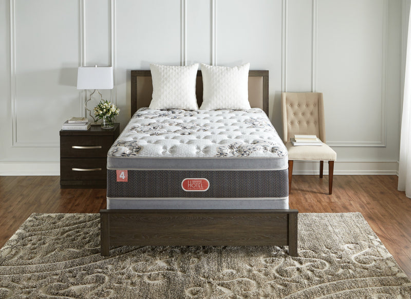 Ensemble matelas semi-ferme à Euro-plateau Hotel Diamond 4 de Beautyrest pour lit simple