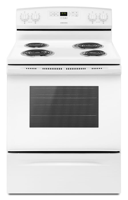 Cuisinière électrique Amana de 4,8 pi³ - blanche - YACR4303MFW