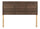 ["Tête de lit à panneau Aida fabriquée au Canada, brune - format grand lit"]