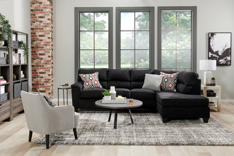 Fauteuil d’appoint Aimy de 28 po en tissu d’apparence lin avec pattes cylindriques en bois - gris clair