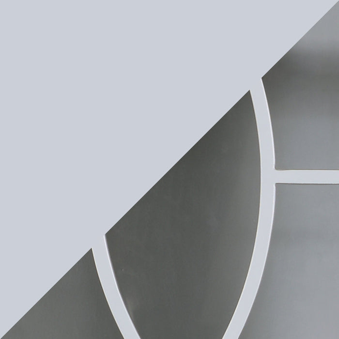 Armoire vitrée Athena de 36 po - grise