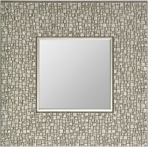 Miroir argenté carré - 11,25 po x 11,25 po