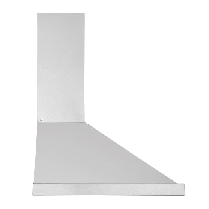 Hotte de cuisinière murale de style pyramidal convertible Ancona de 24 po - AN-1582
