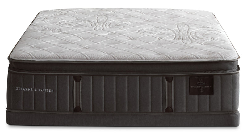 Ensemble matelas semi-ferme à plateau-coussin Princedale de Stearns & Foster pour grand lit 