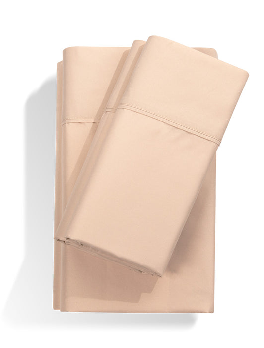 Ensemble de draps Basic BEDGEARMD 4 pièces pour lit double - sable