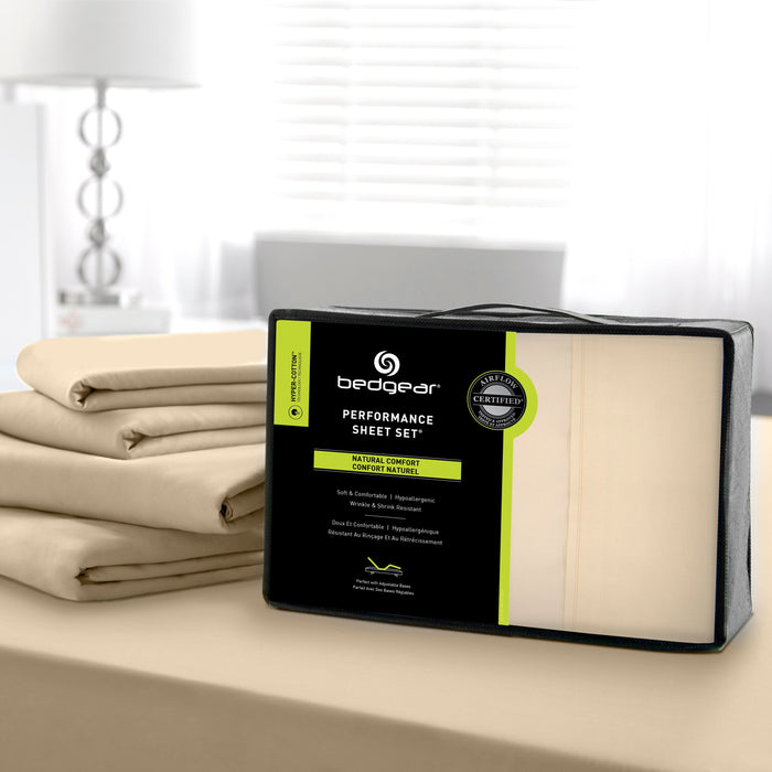 Ensemble de draps Hyper-Cotton BEDGEARMD 4 pièces pour très grand lit - Champgane