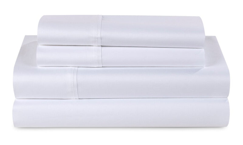 Ensemble de draps Hyper-CottonMC BEDGEARMC pour grand lit - blanc optique