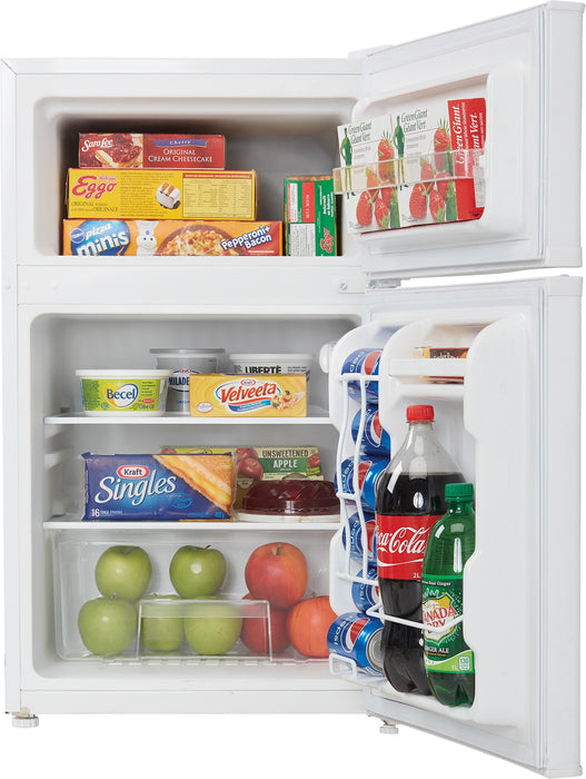 Mini réfrigérateur Danby de 3,2 pi³ et de 18,9 po à congélateur supérieur - blanc - DCR031B1WDD