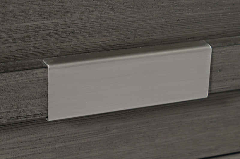 Table à café rustique Bronx de 48 po avec dessus relevable, rangement, tablette et roulettes - bois gris