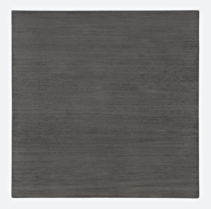 Table de bout rustique Bronx de 24 po avec rangement et tablette - bois gris