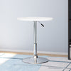 Adjustable Bar-Height Lift Table - White - Modern style Dining Table in White
