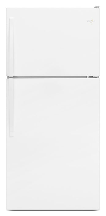 Réfrigérateur Whirlpool de 18,3 pi³ et de 30 po à congélateur supérieur - blanc - WRT148FZDW