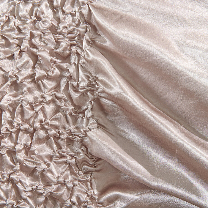 Ensemble d'édredon Beatrice 7 pièces pour très grand lit - taupe