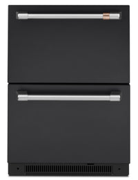 Réfrigérateur Café de 5,7 pi³ et de 24 po à 2 tiroirs - noir mat - CDE06RP3ND1