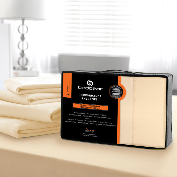 Ensemble de draps Dri-TecMD BEDGEARMD 4 pièces pour grand lit - champagne