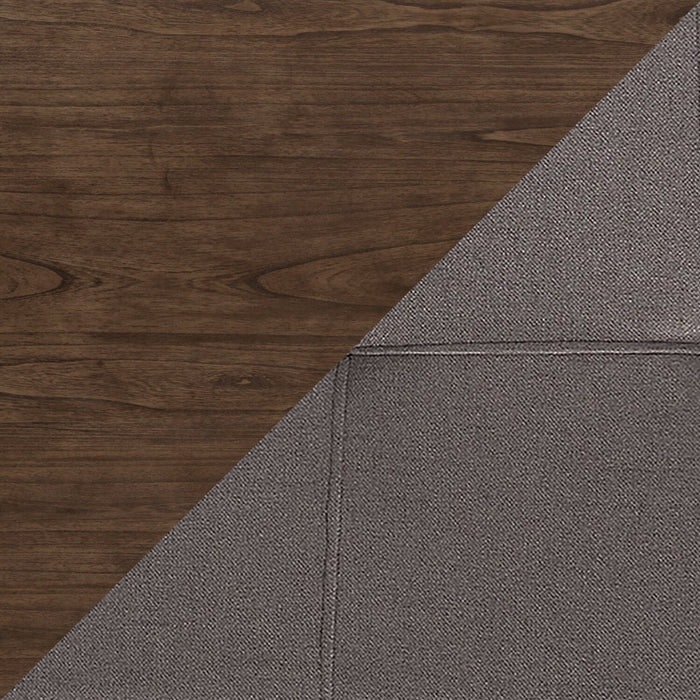 Ensemble de salle à manger Chelsea 7 pièces avec table de 60 po (L) et 6 chaises brunes - brun noyer