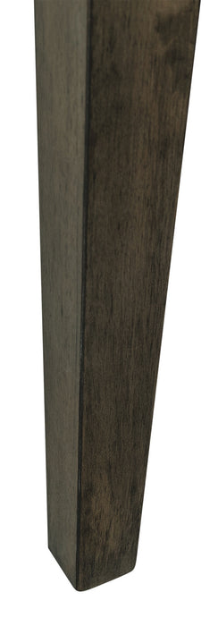 Ensemble de salle à manger Chelsea 5 pièces avec table de 60 po (L) et 4 chaises grises - gris-brun