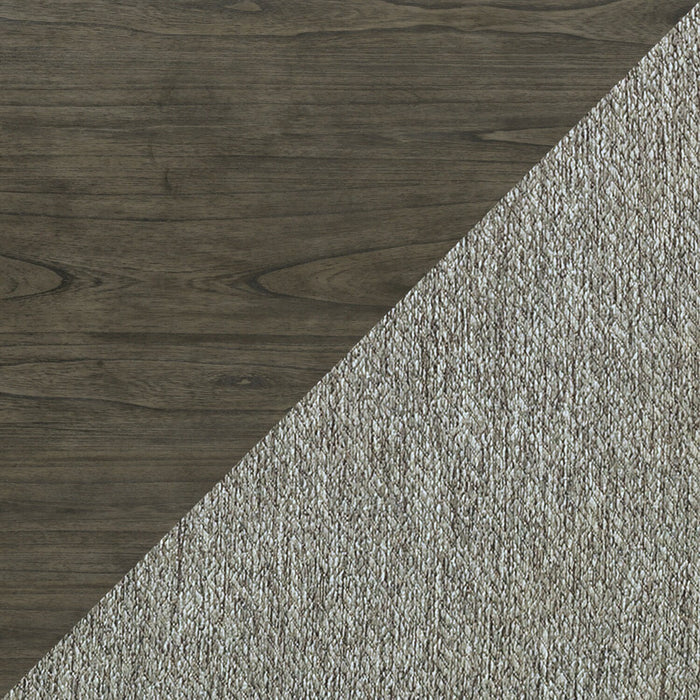 Ensemble de salle à manger Chelsea 5 pièces avec table de 60 po (L) et 4 chaises grises - gris-brun