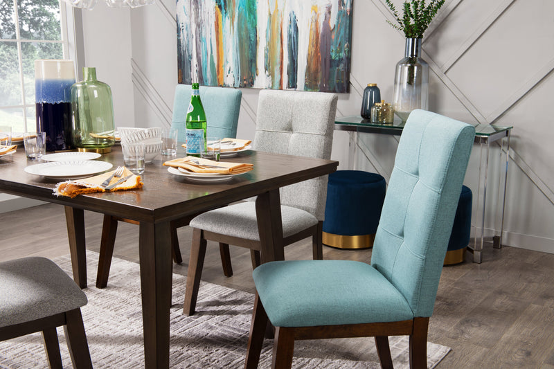 Table de salle à manger Chelsea de 60 po (L) - gris-brun