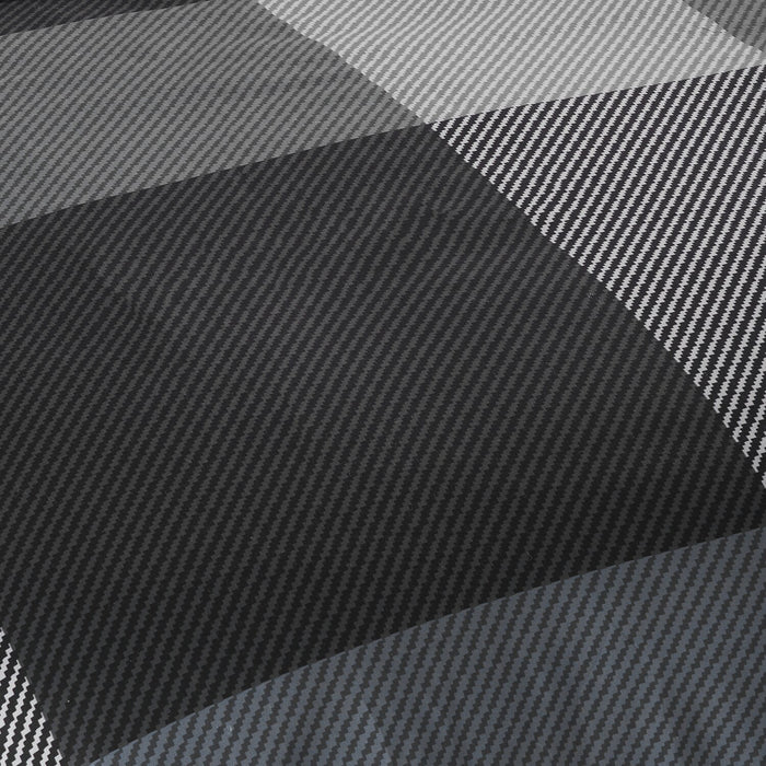 Ensemble d'édredon Charlie de 3 pièces pour lit simple - gris