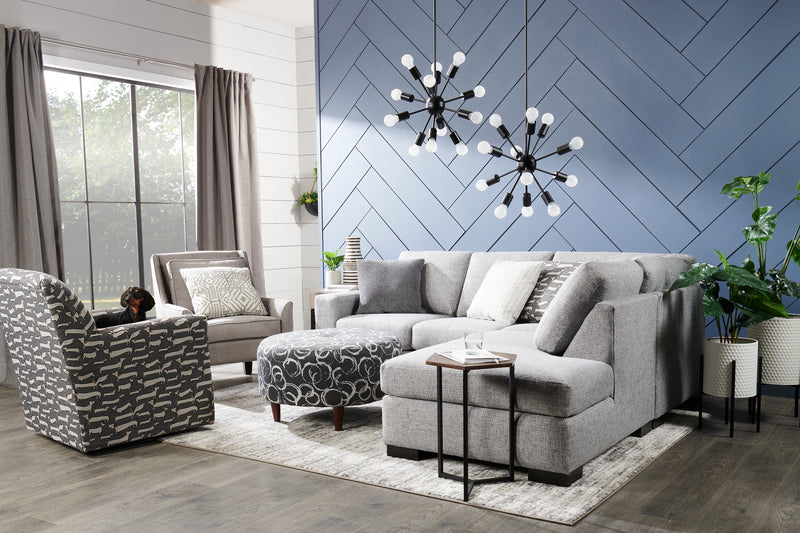 Table de fauteuil Cleo de 15,7 po - brune avec pattes en métal noir