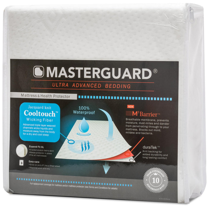 Protège-matelas MasterguardMD CooltouchMC pour très grand lit