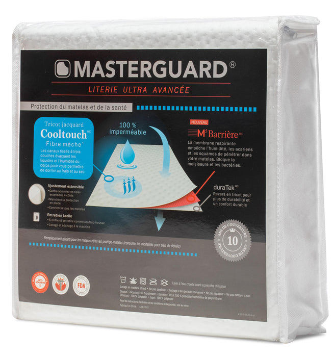 Protège-matelas MasterguardMD CooltouchMC pour lit simple