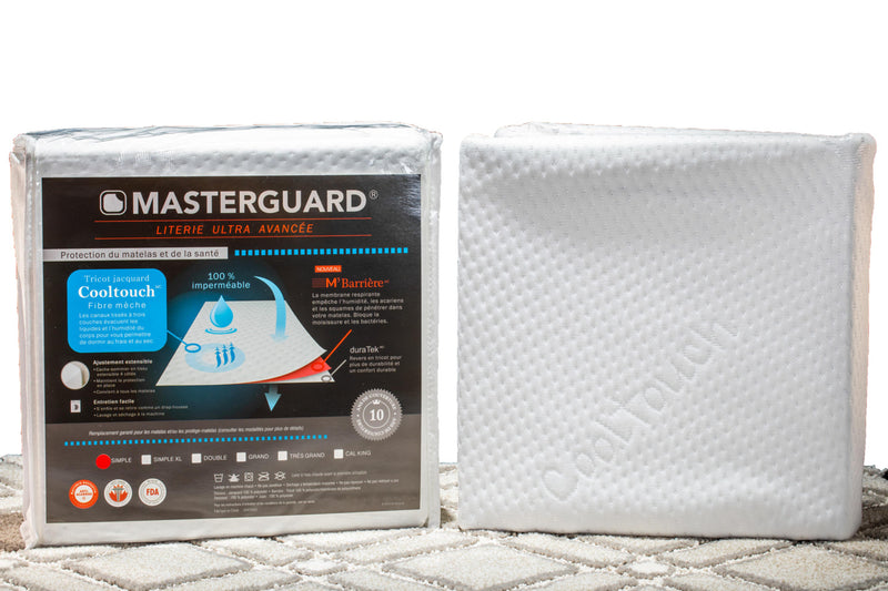 Protège-matelas MasterguardMD CooltouchMC pour lit simple