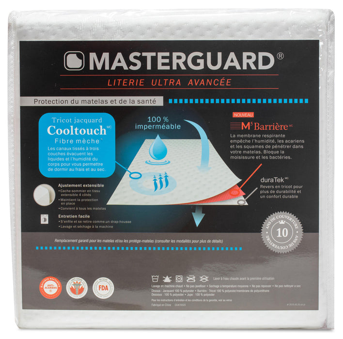 Protège-matelas MasterguardMD CooltouchMC pour très grand lit