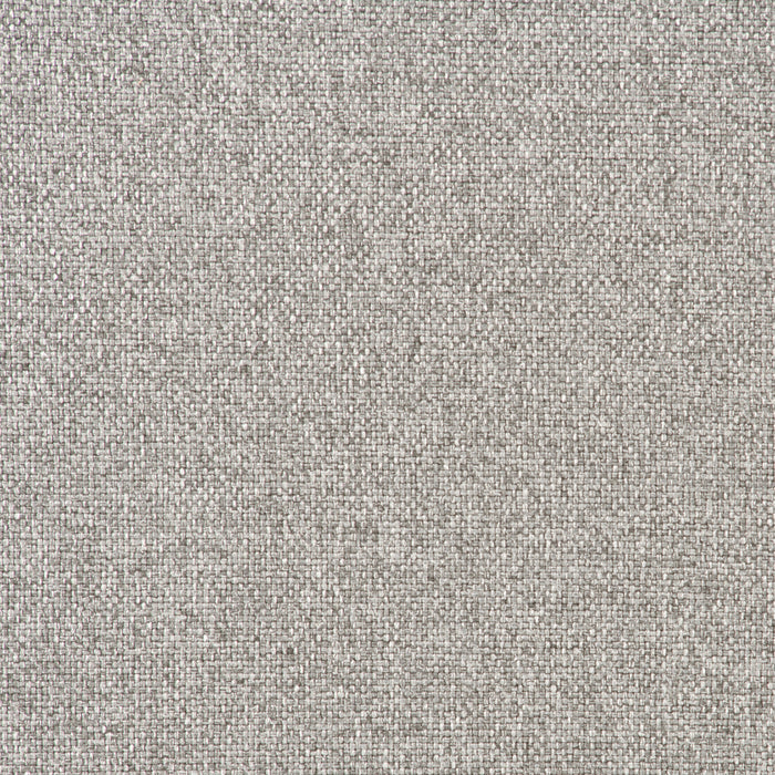 Lit plateforme rembourré Cove en tissu gris avec clous décoratifs - format lit double