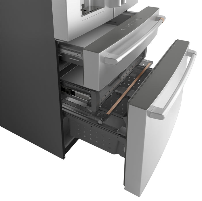 Réfrigérateur Café de 27,8 pi³ et de 36 po à portes françaises - acier inoxydable - CVE28DP2NS1