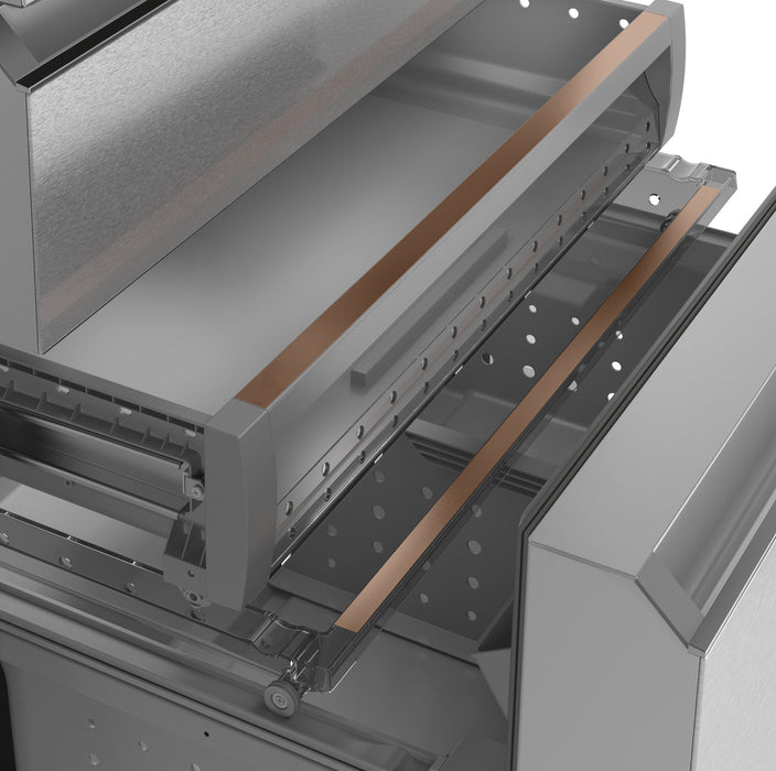 Réfrigérateur Café de 27,8 pi³ et de 36 po à portes françaises - acier inoxydable - CVE28DP2NS1